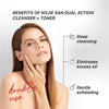 Kojie San Dual Action Cleanser and Toner (6 Pack)
